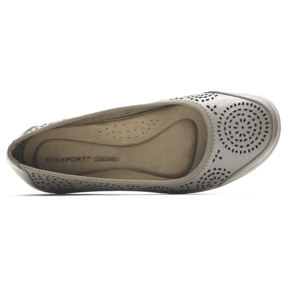 Rockport Slip-Ons Dame Grå - Daisey Ballet - HOUS53491